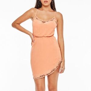 Indah Capri Solid Handmade Lace Summer Dress